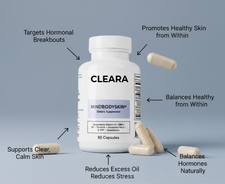 MINDBODYSKIN Hormonal Acne Supplement