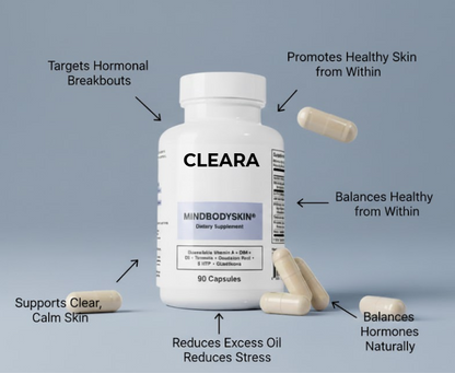 MINDBODYSKIN Hormonal Acne Supplement